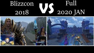 Warcraft 3 Reforged (Blizzcon 2018 VS Full 2020) Cutscene Only