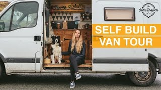 Female uni student saves £1000s a year on rent! (Van Tour)