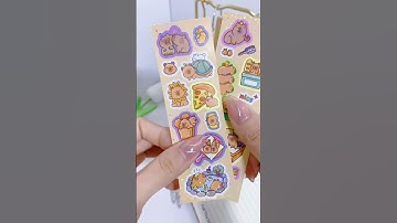 Văn phòng phẩm Capibara xinh xỉu 🫣🫣🫣 #capibara #vănphòngphẩm #unboxing #unbox