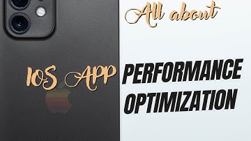 Performance Optimization iOS||Improve Speed,Storage,Network in iOS #swift #performanceoptimization