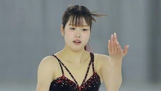 ⛸️高校1年生・山田恵「アメリ」で挑戦🔥 坂本花織も滑った名プログラムに感動!SP55.49点🌟