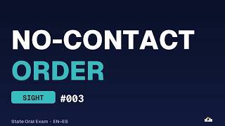 Information Court Interpreter Sight Translation Practice | 3. No-contact Order (English-Spanish) Update