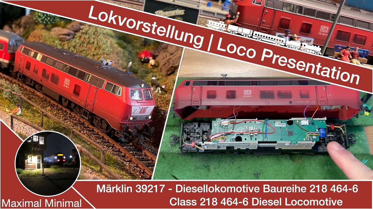 Märklin Baureihe 218 464-6 (39217) - Unboxing, Technik & Fahrvideo | Lokvorstellung 🚂🔥