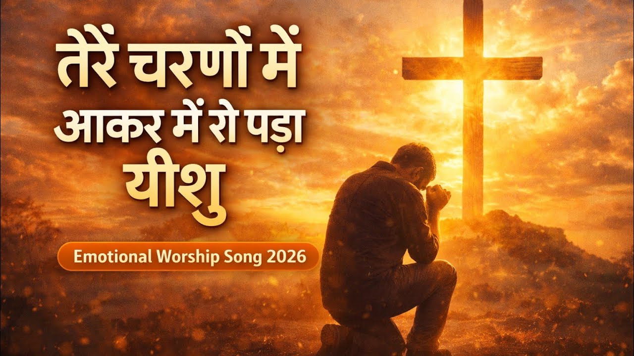 तेरे चरणों में आकर मैं रो पड़ा यीशु | Heart Touching Jesus Worship Song | Hindi Christian Song#Yeshu