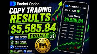Pocket Option Copy Trading Results | $5,585.84 Profit