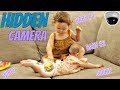 HIDDEN CAMERA REVEALS 2 YEAR OLD TAKING CARE OF HER BABY SISTER!!! **hilarious**