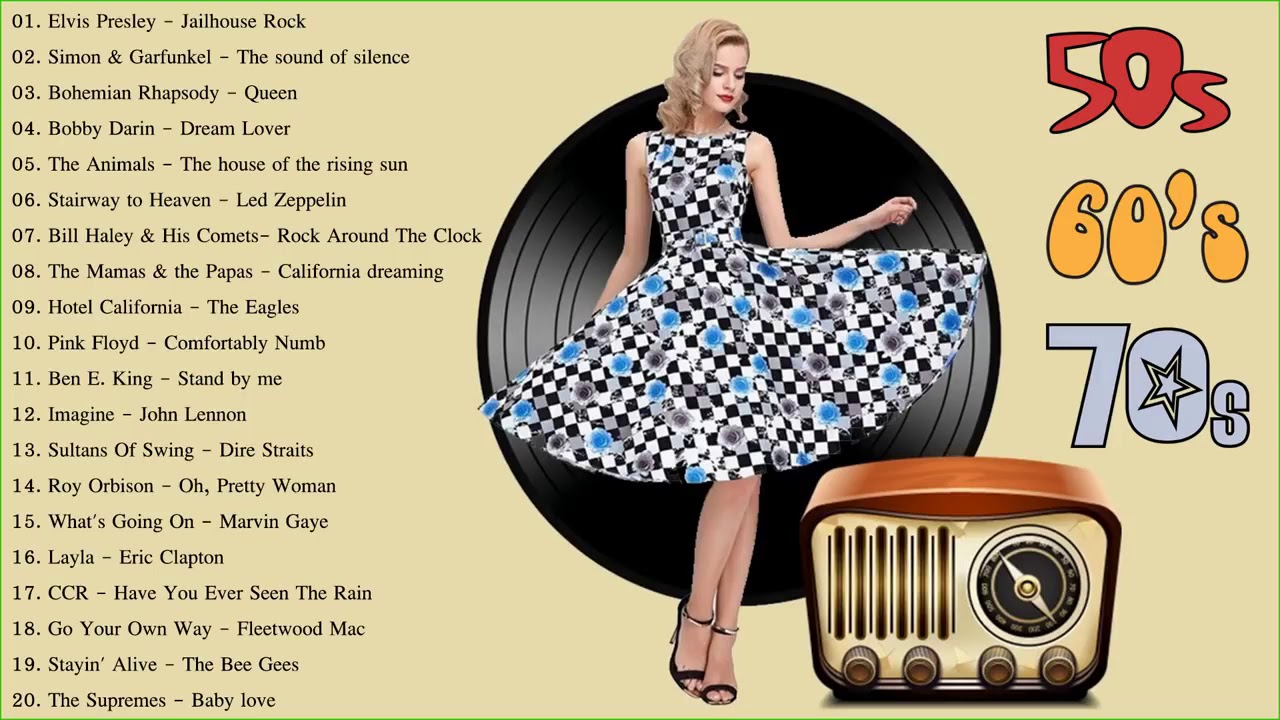 Classic Rock 50s 60s 70s Best Rock Songs Of 50s