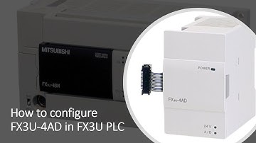 FX3U 4AD Analog Input Card Mitsubishi PLC