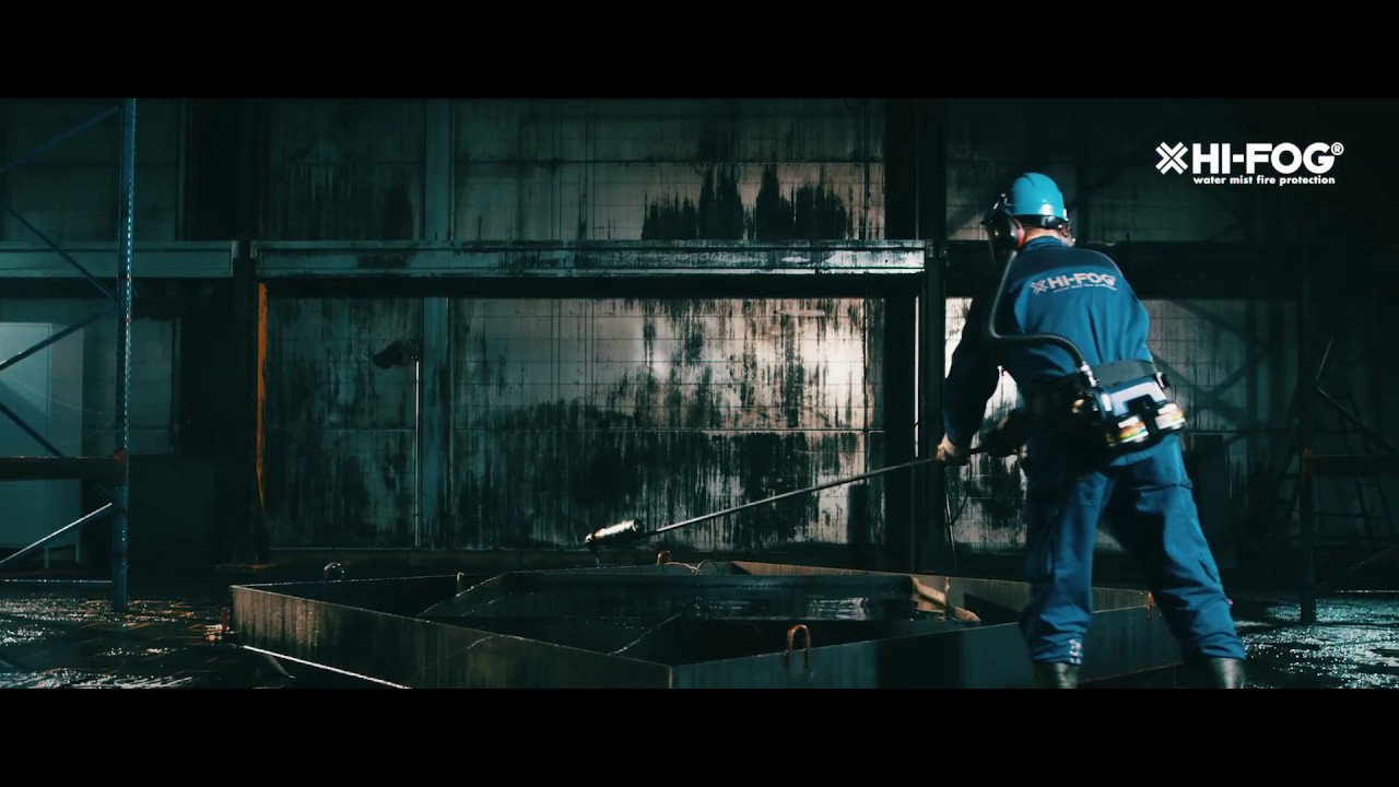 Diesel pool fire test with HI FOG® - YouTube