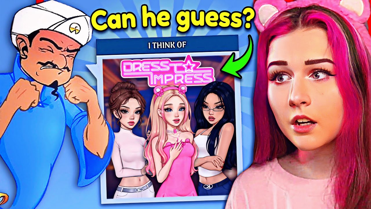 Сможет ли АКИНАТОР угадать персонажей LANA LORE и меня по одежде, чтобы произвести впечатление? |...