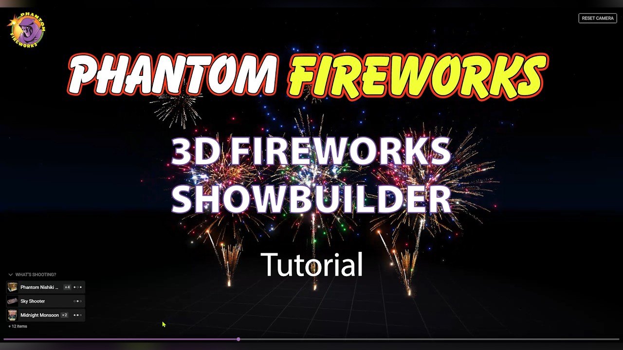 Phantom Fireworks 3D Show Builder Tutorial