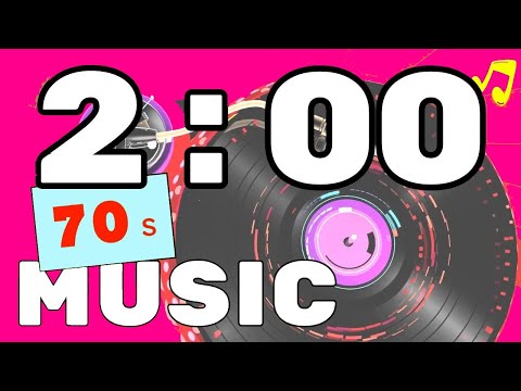 ⌛ 2 minute timer with music 🎵70s music for 120 seconds | instrumental music (no words) | seventies