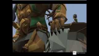 Rune Scape cut scene- Armadyl vs Bandos