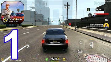 One State RP - Life Simulator - Gameplay Walkthrough Part 1 Tutorial (iOS, Android)