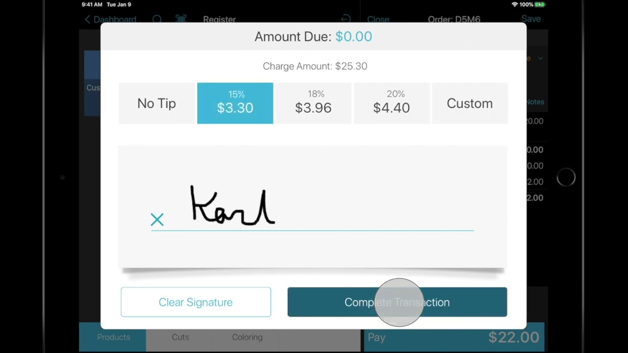 How to use key features on talech Register | Elavon, Inc.