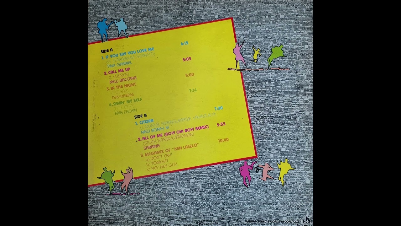 Sabrina -  All Of Me (Boy! Oh! Boy! Remix) / [Vinyl]