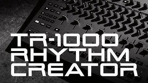 Roland TR-1000 Rhythm Creator First Look,  Is it Really Worth it? 