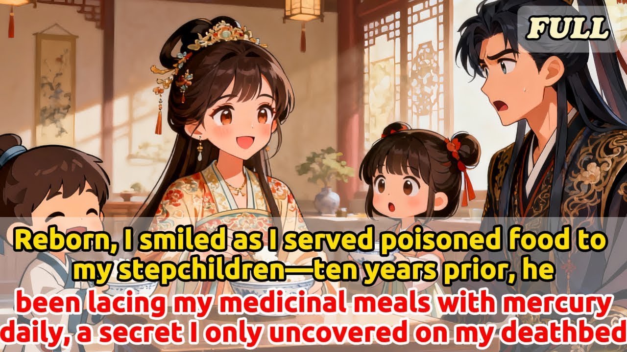 Reborn, I smiled as I served poisoned food to my stepchildren,he had been lacing my meals daily