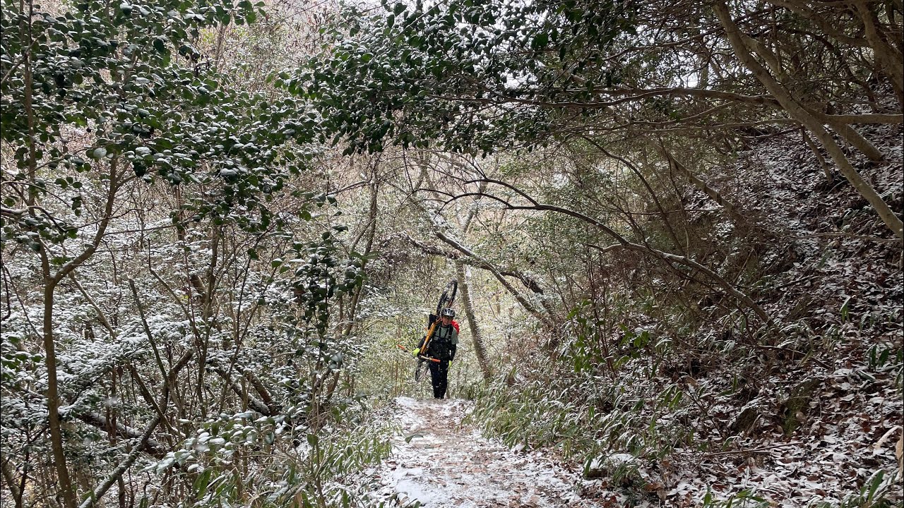 2日目　MTB GROUP RIDE 真冬のライドは雪と氷を楽しもう