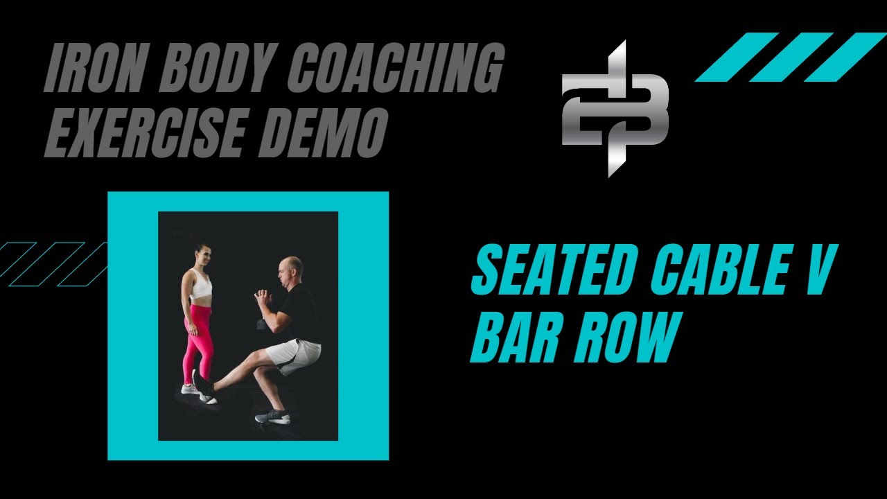 Seated Cable V Bar Row YouTube