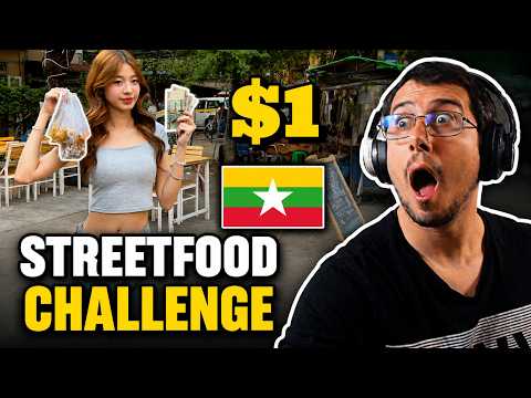 You Can Buy This Much Street Food With $1 in Myanmar? 🇲🇲