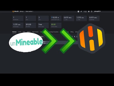 How To Mine With Unmineable Using HiveOs (Cpu,Gpu) Dogecoin And More !