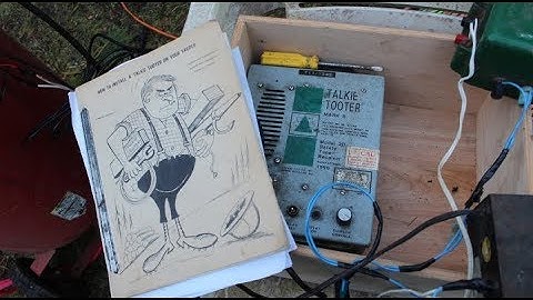 Talkie Tooter receiver installation logging equipment