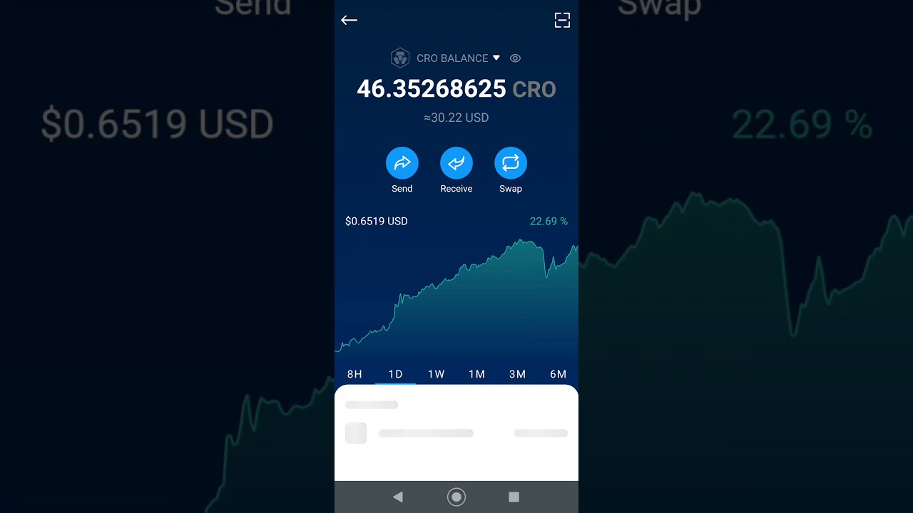 How to move CRO coin from crypto.com DeFi wallet to main app 