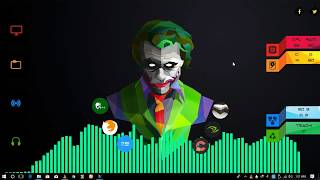 Desktop Theme JOKER edition (Rainmeter) screenshot 5