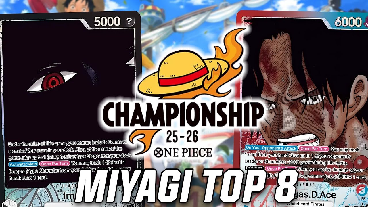 [EB03] OP13 Ace против OP13 Imu || Miyagi Season 2 CS Top 8 One Piece Collectable Card Game