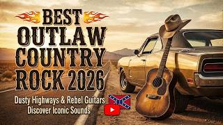 Best Outlaw Country Rock 2026 🔥 Dusty Highways & Rebel Guitars 🎸 Discover Iconic Sounds