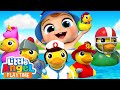 Ten little rubber ducks  fun sing along songs by little angel playtime