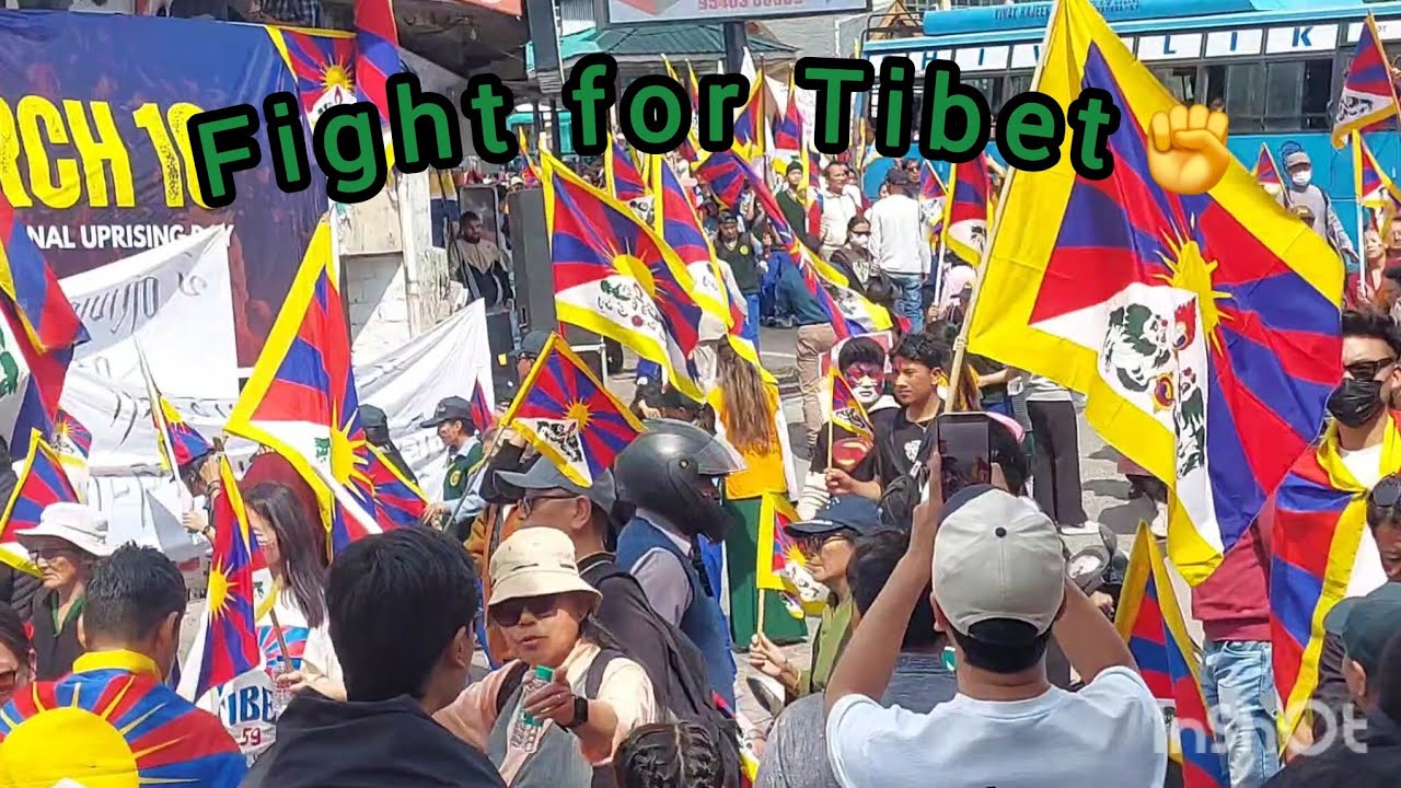 Mcleodganj Rally 10th March | Free Tibet✊️#tseringchoedon #tibetanvloger #vlog #2026 #freetibet 