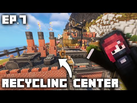 I Recycled EVERYTHING with Minecraft Create mod!