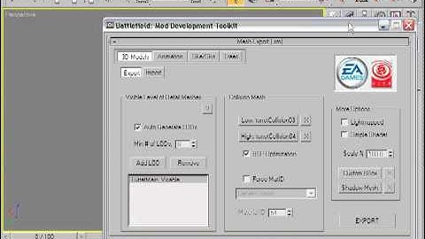 BF1942 Battlefield SM Export Tutorial