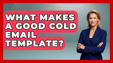 What Makes A Good Cold Email Template? - Job Success Network