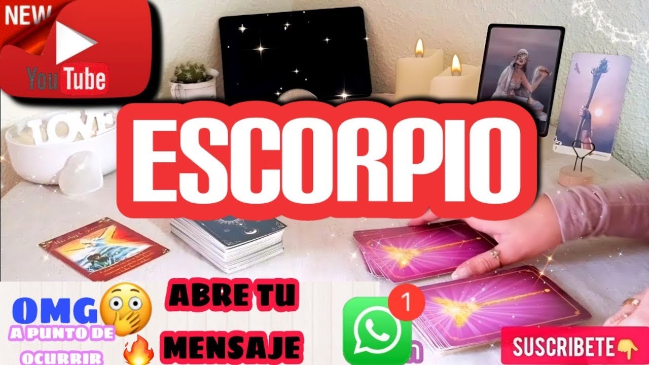 💚ESCORPIO ♏️ LO QUE SIENTE POR TI ES MUY FUERTEEE 😱🔮 HOROSCOPO ESCORPIO ...