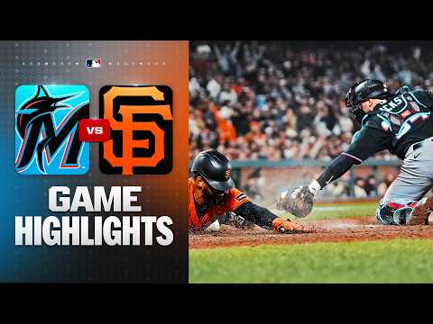 San Francisco Giants Vs Miami Marlins Match Player Stats