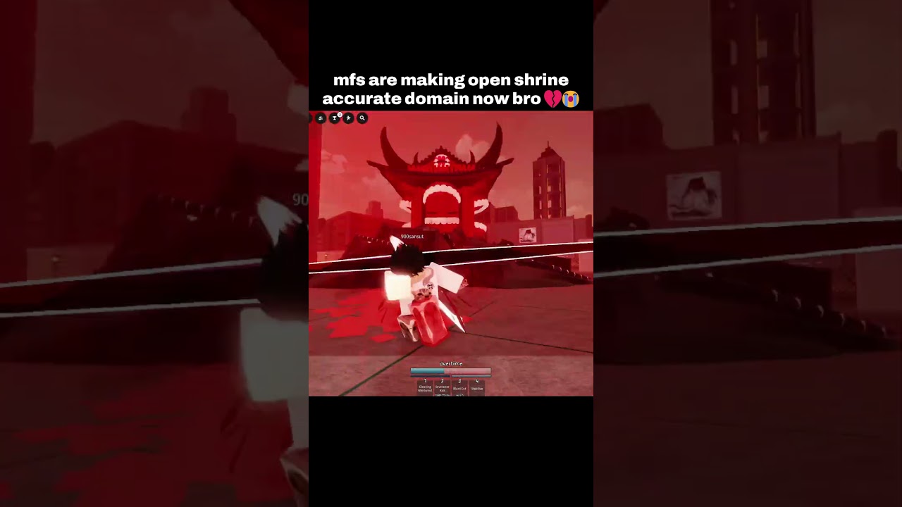 PEOPLE ARE MAKING OPEN DOMAIN USING SKILL BUILDER BRO | Jujutsu Shenanigans Roblox