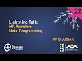 Lightning Talk: MP: Template Meta-Programming in C++ - Kris Jusiak - CppCon 2022