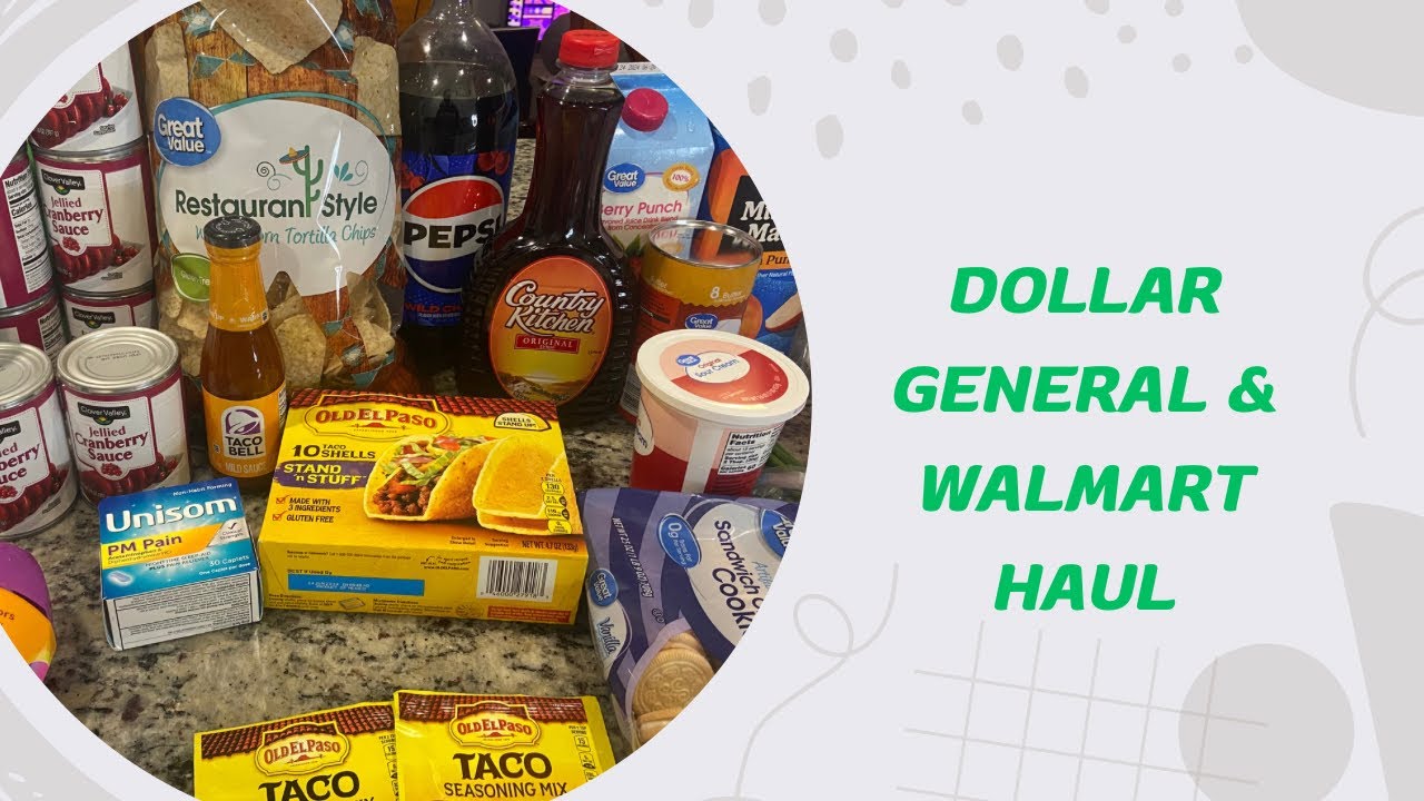 Dollar General & Walmart Haul YouTube