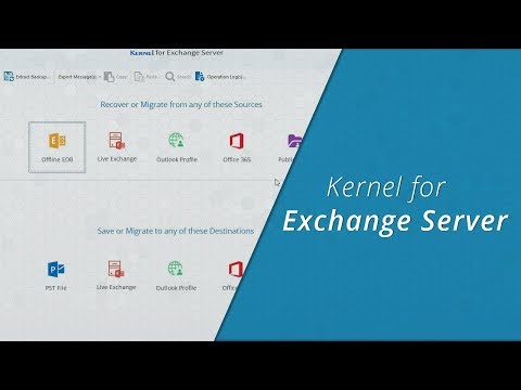 How to Convert EDB to PST File with Kernel for Exchange Server?