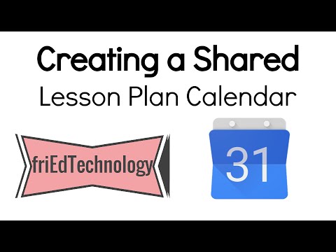 calendar lesson plan