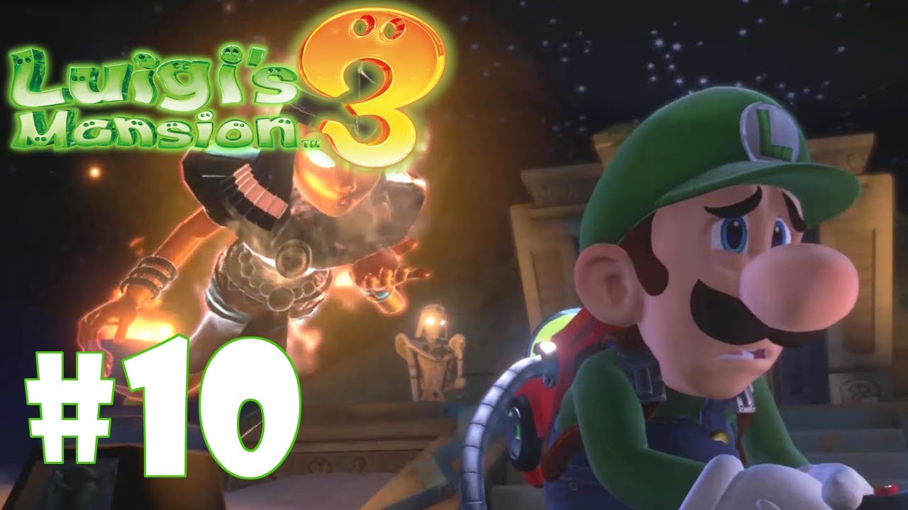 Luigi's Mansion 3: 100% Walkthrough Part 13 - Tomb Suites (10F) 