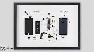Xreart iPhone Teardown Art! Cool Gift For Any Tech Head