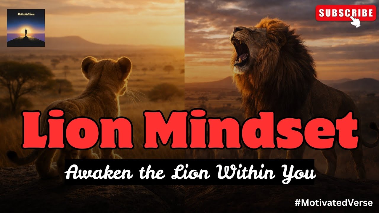 The Lion Mindset | From Fear to Fearless 🦁 Motivational Story