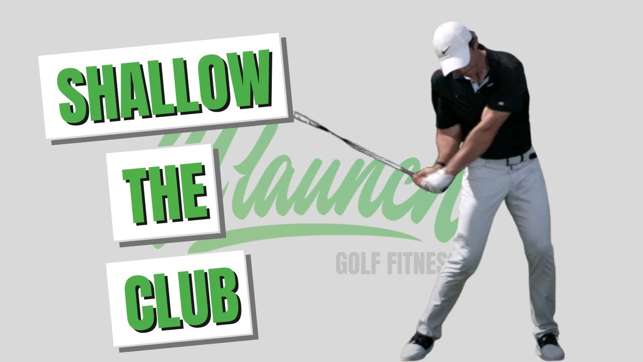 The BEST Golf Exercise to help you SHALLOW THE CLUB! - YouTube