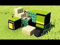 Lawn Mower | John Deere Lawn Mower | Minecraft Vehicle Tutorial (Re-upload)