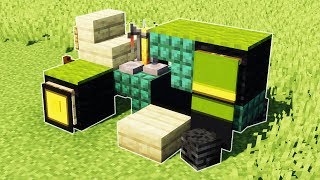 Lawn Mower | John Deere Lawn Mower | Minecraft Vehicle Tutorial (Re-upload)