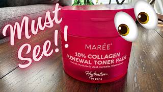 The Secret To Glowing Skin? MAREE Toner Pads Truth! #ad screenshot 1